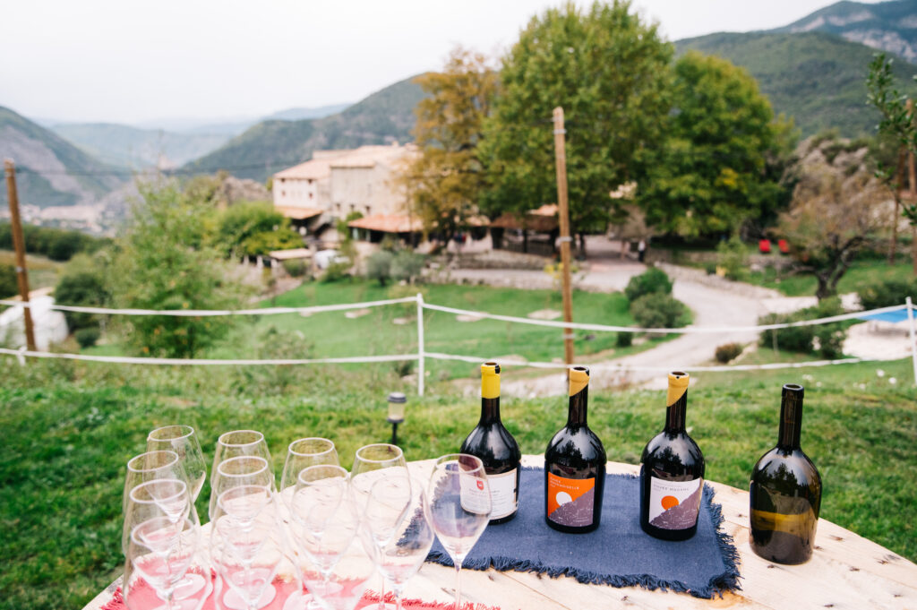 Dégustation de Vin au domaine de Glandève à Entrevaux